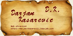 Darjan Kašarević vizit kartica